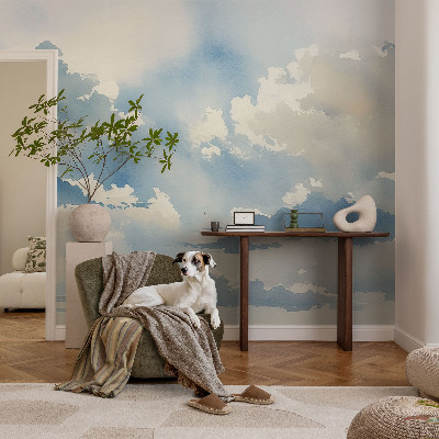 3D fotobehang Hemelse wolken