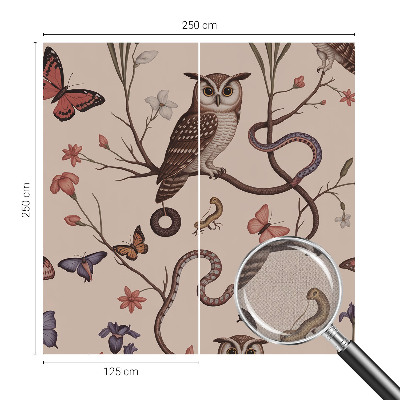 Fotobehang kinderkamer Uil natuur