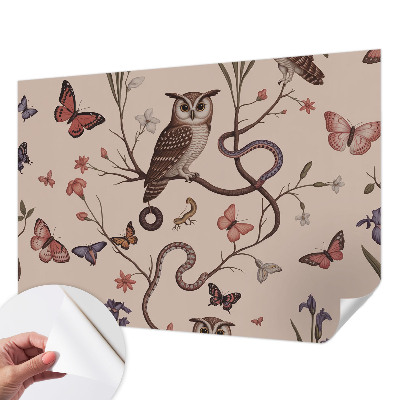 Fotobehang kinderkamer Uil natuur