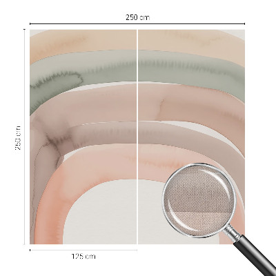 Foto behang voor de kinderkamer Regenboogbogen