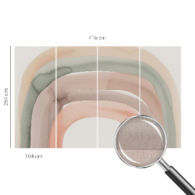 Foto behang voor de kinderkamer Regenboogbogen