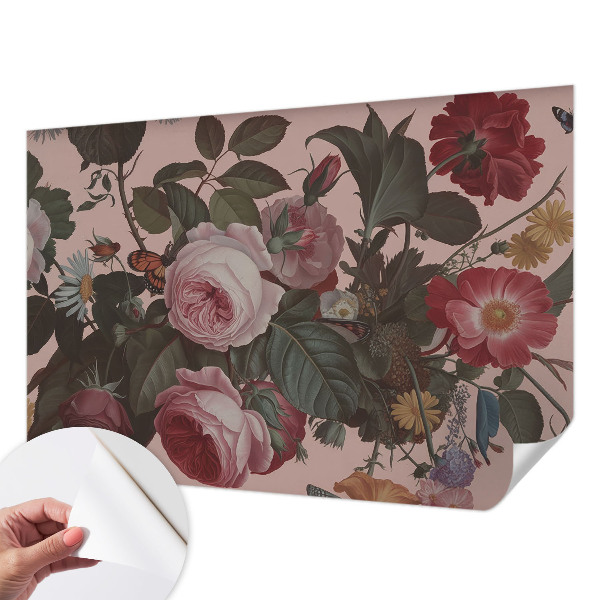 Fotobehang voor de kinderkamer Bloemige elegantie