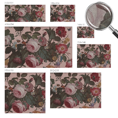 Fotobehang voor de kinderkamer Bloemige elegantie