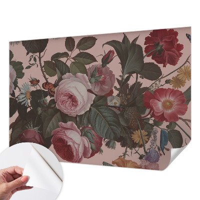Fotobehang voor de kinderkamer Bloemige elegantie