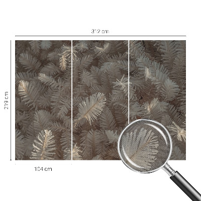 Fotobehang tienerkamer Bevroren takjes