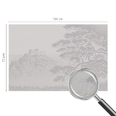 Fotobehang babykamer Kasteellandschap