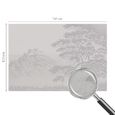 Fotobehang babykamer Kasteellandschap