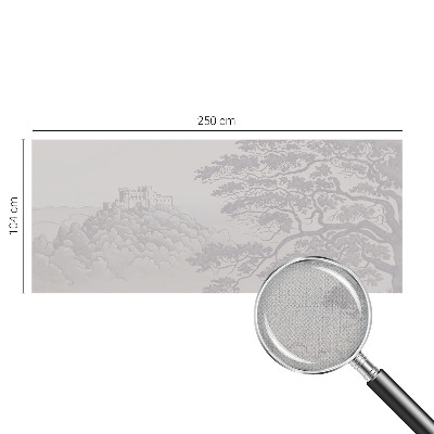 Fotobehang babykamer Kasteellandschap