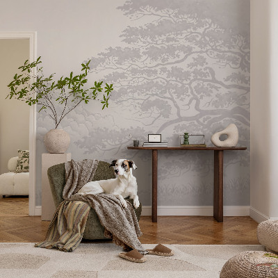 Fotobehang babykamer Kasteellandschap