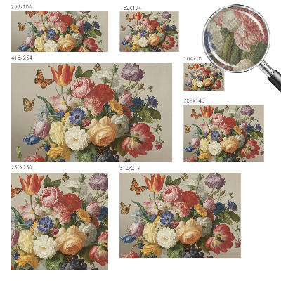 Fotobehang zelfklevend Bloemen en vlinders