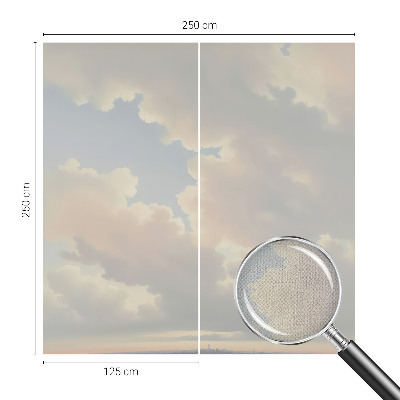 Zelfklevend fotobehang Pastelkleurige hemel