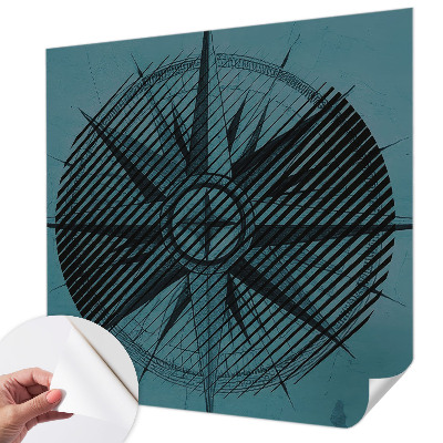 3D fotobehang Scheepskompas
