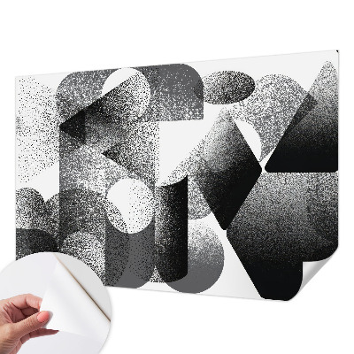 Fotobehang kinderkamer met geometrische vormen