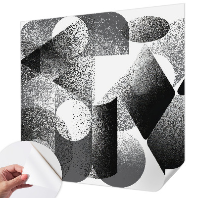 Fotobehang kinderkamer met geometrische vormen