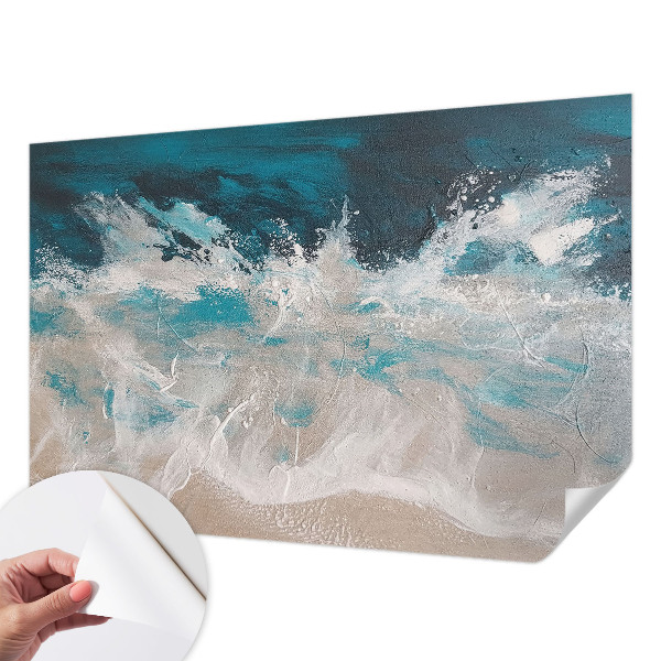 Fotobehang voor kinderkamer met oceaangolven als motief