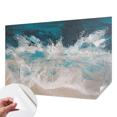 Fotobehang voor kinderkamer met oceaangolven als motief