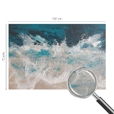 Fotobehang voor kinderkamer met oceaangolven als motief