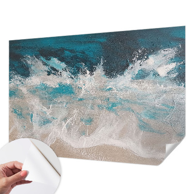 Fotobehang voor kinderkamer met oceaangolven als motief