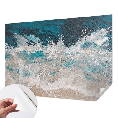 Fotobehang voor kinderkamer met oceaangolven als motief