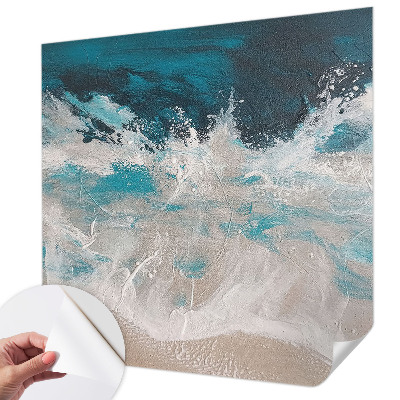 Fotobehang voor kinderkamer met oceaangolven als motief