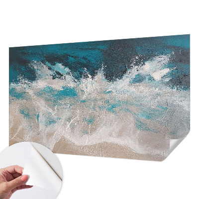 Fotobehang voor kinderkamer met oceaangolven als motief