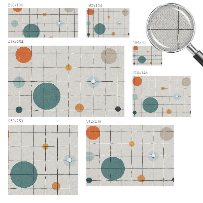 Fotobehang voor de kinderkamer Gekleurde cirkels