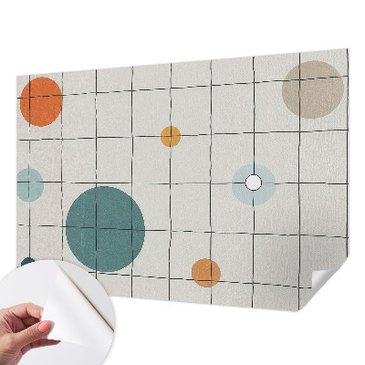 Fotobehang voor de kinderkamer Gekleurde cirkels