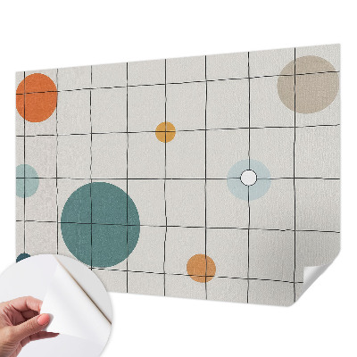 Fotobehang voor de kinderkamer Gekleurde cirkels