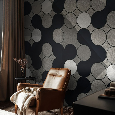 Fotobehang babykamer Geometrische cirkels