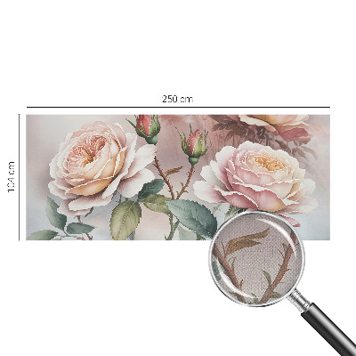 Zelfklevend fotobehang Pastel rozen