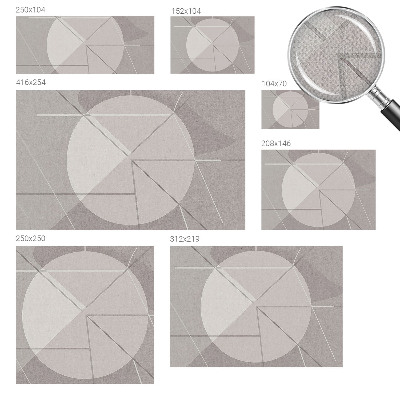Foto behang voor de keuken Abstracte geometrie