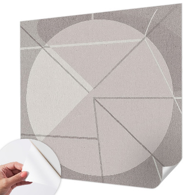 Foto behang voor de keuken Abstracte geometrie