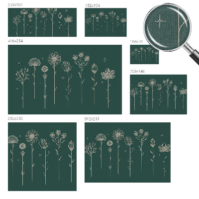 Fotobehang zelfklevend Subtiele bloemen
