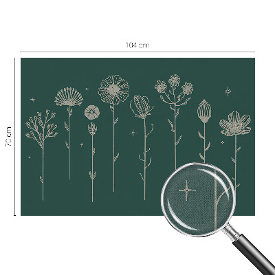 Fotobehang zelfklevend Subtiele bloemen