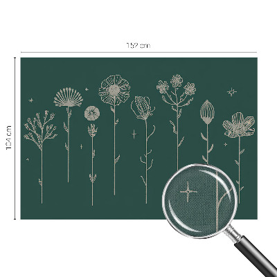 Fotobehang zelfklevend Subtiele bloemen
