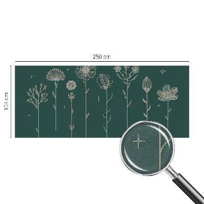 Fotobehang zelfklevend met een subtiel bloemenpatroon