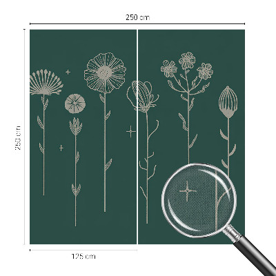 Fotobehang zelfklevend Subtiele bloemen