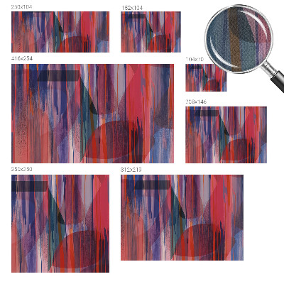 Zelfklevend fotobehang op maat Regenboogstrepen