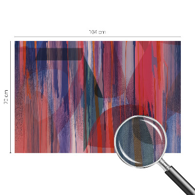 Zelfklevend fotobehang op maat Regenboogstrepen