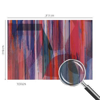 Zelfklevend fotobehang op maat Regenboogstrepen