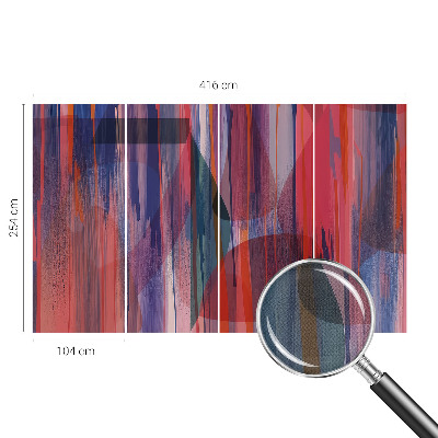 Zelfklevend fotobehang op maat Regenboogstrepen