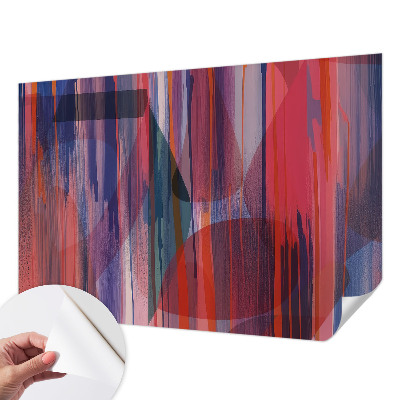 Zelfklevend fotobehang op maat Regenboogstrepen