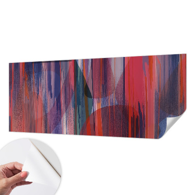 Zelfklevend fotobehang op maat met regenboogstrepen
