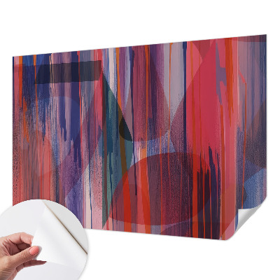 Zelfklevend fotobehang op maat Regenboogstrepen