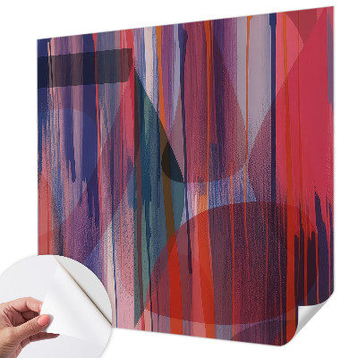 Zelfklevend fotobehang op maat Regenboogstrepen