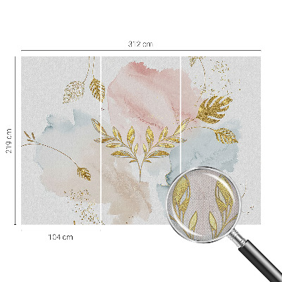 3D fotobehang Botanische charme
