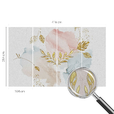 3D fotobehang Botanische charme