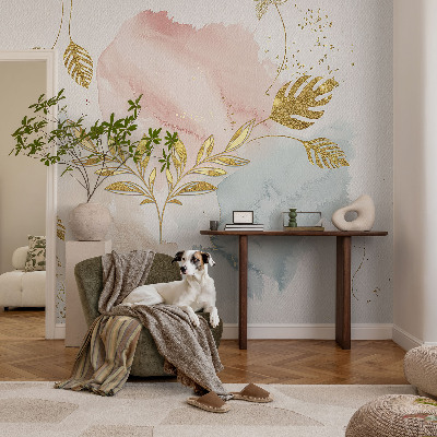 3D fotobehang Botanische charme