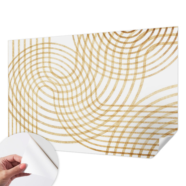Foto behang voor de kinderkamer Geometrische weefsels