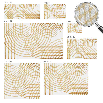 Foto behang voor de kinderkamer Geometrische weefsels